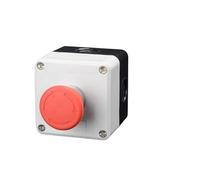 Nuovo Interruttore a Pulsante in Metallo XB2 con Scatola di Controllo, Simbolo di identificazione Industriale, Interruttore di Arresto di Emergenza Circolare con ripristino Automatico(1Hole-03)