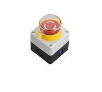 Nuovo interruttore a pulsante, scatola di controllo in plastica, pulsante di avviamento automatico portatile, scatola impermeabile, interruttore di arresto di emergenza industriale elettrico(1Hole)