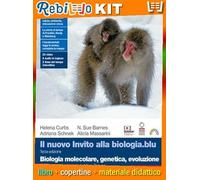 NUOVO INVITO ALLA BIOLOGIA.BLU (IL) 3ED. (LDM) (9788808608031) - Libro Scolastico + Kit Scuola con Copertine Rebillo