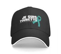 Nuovo io Sono Tourette Lettere Bianche Berretto da Baseball Cappello da Pesca Anime Cappello cap per Le Donne degli Uomini