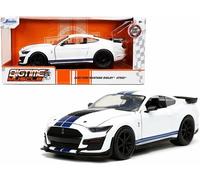 Nuovo Jada Diecast 1:24 Bigtime Muscle 2020 Ford Mustang GT500 Bianco - 32663