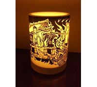 NUOVO Japan Bakumatsu Samurai Oda Nobunaga Honnojinohen design paralume aroma