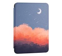 Nuovo Kindle (versione 2022) | Il Kindle più leggero e compatto, ora con un display ad alta risoluzione da 6", 300 ppi e il doppio dello spazio di archiviazione,Custodia Kindle/Gradient Cloud/Luna