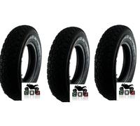 NUOVO KIT 3 PEZZI COPERTONI / COPERTONE GOMMA 4.50 10 8PR D810 PER PIAGGIO APE