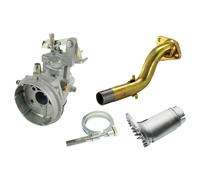 NUOVO KIT DELL'ORTO CARBURATORE SHBC 19-19E COMPLETO PER VESPA PK 50 XL RUSH ORI