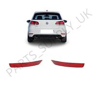 Nuovo Kit Gemello Frecce Fari Paraurti Posteriore VW GOLF VI GTI/GTD 2009-2013