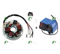 NUOVO KIT STATORE + CENTRALINA TIPO ORIGINALE PER PIAGGIO VESPA PX 125 150 200