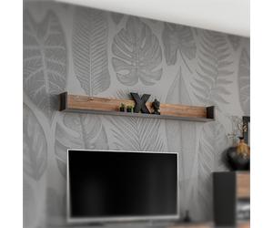 NUOVO komodee Elegante Scaffale Orvieto per Soggiorno Rovere Antracite