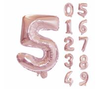 Nuovo Lamina Numero Palloncini 16 "/ 32 "/ 102cm 0-9 Compleanno Esterno Festa