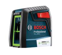 NUOVO laser verde Bosch Professional GLL30G Cross Line con custodia
