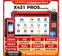 NUOVO Launch X431 PRO 5 PRO5 Strumenti diagnostici per auto J2534 Programmazione Auto OBD2 Scanner Diagnosi Strumento automobilistico pk X-431 V +
