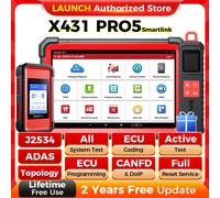 NUOVO Launch X431 PRO 5 PRO5 Strumenti diagnostici per auto J2534 Programmazione Auto OBD2 Scanner Diagnosi Strumento automobilistico pk X-431 V +