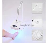 Nuovo LED ad alta potenza piede UV polimerizzazione luce piede lampada di bellezza per unghie ricaricabile vernice gel luce di asciugatura interruttore a pedale lampada da terra Nail lamp