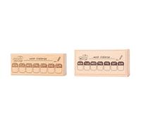 Nuovo Legno Assortiti Modello Timbro Memorandum Sight Box Serie Schedule Scrapbook Seal Francobolli Decorativi