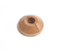 Nuovo Legno Solido Rovere Dimensioni Collare Surround Rosa Per 15mm Tubi -
