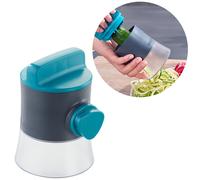 Leifheit 03221 Affettatore Manuale a Spirale Plastica Blu