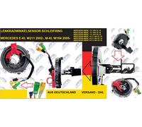 Nuovo Lenkradwinkelsensor Anello Collettore per Mercedes e-Kl. W211 S211/M Kl.