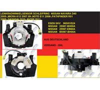Nuovo Lenkradwinkelsensor Anello Collettore per Nissan Micra K12 Navara D40