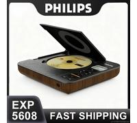 Nuovo Lettore CD Philips EXP5608 Retrò da Tavolo con USB/TF, Bluetooth Wireless, Altoparlante HiFi Stereo MP3 per Casa