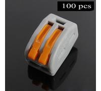 Nuovo Leva Cavo Connettori 2 Wayterminal (250V / 0.75-2.5 MM ²)