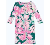 Nuovo Lilly Pulitzer Ragazze Mini Sophie Abito Tidal Wave Pan Giardino Rosa L XL