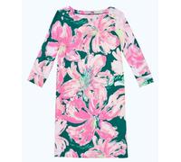Nuovo Lilly Pulitzer Ragazze Mini Sophie Abito Tidal Wave Pan Giardino Rosa L XL
