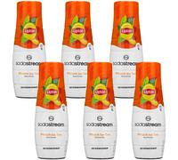 NUOVO Lipton tè freddo sciroppo pesca 6 x 440 ml SodaStream bevanda concentrata