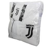 NUOVO LOGO ACCAPPATOIO CON CAPPUCCIO UFFICIALE FC JUVENTUS TG S M L XL XXL BIANCO NERO 100% MICRO SPUGNA PURO COTONE UOMO (M - 46 / 48)