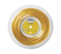 NUOVO LUXILON Tennis String 4G 125/130 200m Mulinello Oro Giallo Nero...