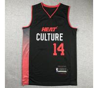 Nuovo Maglia da basket Adebayo#13 Hero#14 Butler#22 Adulti Cucita S-2XL Nero