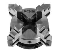 Nuovo Mandrino for Tornio 50mm 4 Griffe Reversibile Autocentrante con Montaggio Filettato Mandrino for Tornio K02-50 Torno