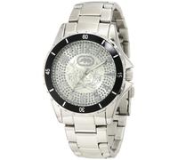 Nuovo Marc Ecko Lucidato Color Argento, Nero, Glitz Quadrante Design Orologio