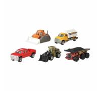 NUOVO Mattel MATCHBOX CONSTRUCTION 5Pack Diecast Miniature Car Limited F/S