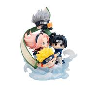 NUOVO MegaHouse FigUnity NARUTO Shippuden Team 7 assemblato Figura deformata...