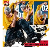 NUOVO MegaHouse SAKAMOTO DAYS Taro Sakamoto PVC e ABS figura pre-dipinta...