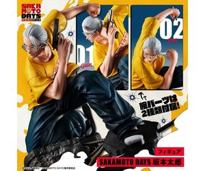 NUOVO MegaHouse SAKAMOTO DAYS Taro Sakamoto PVC e ABS figura pre-dipinta Giap...
