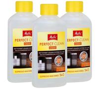 NUOVO Melitta Perfect Clean Liquid 3x250 ml macchina per caffè espresso siste...