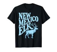Nuovo Messico Alce Retro Wildlife Maglietta