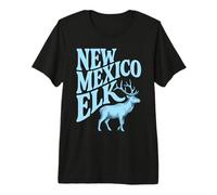 Nuovo Messico Alce Retro Wildlife Maglietta Premium