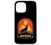 Nuovo Messico Live Love Esplora Howling Wolf Design Custodia per iPhone 13 Pro Max