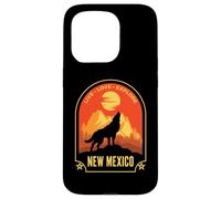 Nuovo Messico Live Love Esplora Howling Wolf Design Custodia per iPhone 15 Pro