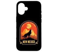 Nuovo Messico Live Love Esplora Howling Wolf Design Custodia per iPhone 16