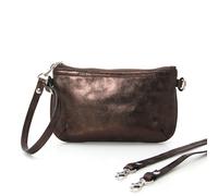 Nuovo Metallico Blu Reale +Argento +Bronzo Vinile a Tracolla, Borsa Cinturino