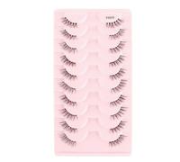 Nuovo Mezza Ciglia Ciglia Finte 5/10 Paia 3D Visone Ciglia Estensione Naturale Ciglia Occhio di Gatto Trucco maquiagem