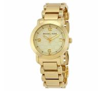 Nuovo Michael Kors Color Oro Acciaio Inox Mk Logo Quadrante Orologio MK3158