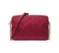 Nuovo Michael Kors Jet Set Viaggio Rosso Ciliegia Pelle, Oro Catena, a Tracolla