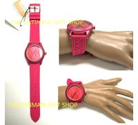 Nuovo Michael Kors Madday Rosa Acceso Silicone Fascia, Mk Logo Signat. Quadrante