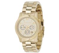 Nuovo Michael Kors Runway Color Oro + Cronografo Quadrante + Data MM Watch