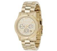 Nuovo Michael Kors Runway Color Oro + Cronografo Quadrante + Data MM Watch
