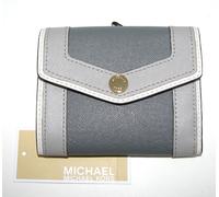 Nuovo MICHAEL KORS Saffiano Sovrastrato Grigio Ardesia, Pelle Medio Carry All A